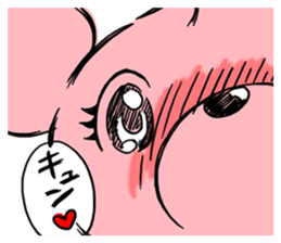 Cream of bear girls' comic ver sticker #9963880