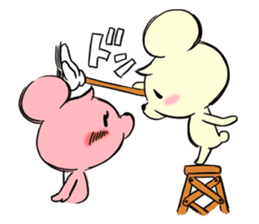 Cream of bear girls' comic ver sticker #9963885