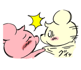 Cream of bear girls' comic ver sticker #9963901