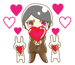 Daily lives of boys with "usagi-san" sticker #9964283