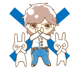 Daily lives of boys with "usagi-san" sticker #9964285