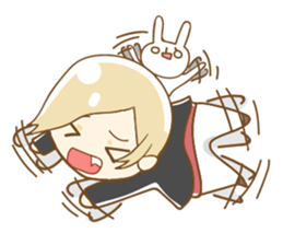 Daily lives of boys with "usagi-san" sticker #9964286