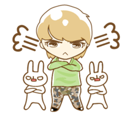 Daily lives of boys with "usagi-san" sticker #9964292