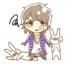 Daily lives of boys with "usagi-san" sticker #9964295