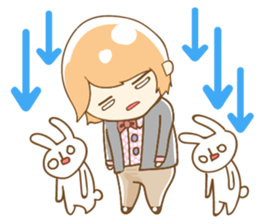 Daily lives of boys with "usagi-san" sticker #9964299