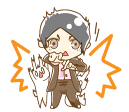 Daily lives of boys with "usagi-san" sticker #9964300