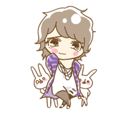 Daily lives of boys with "usagi-san" sticker #9964309