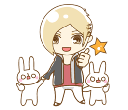 Daily lives of boys with "usagi-san" sticker #9964310