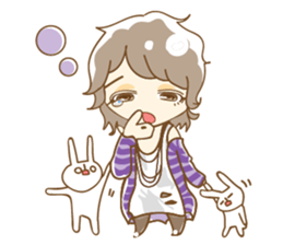 Daily lives of boys with "usagi-san" sticker #9964315