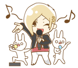 Daily lives of boys with "usagi-san" sticker #9964317