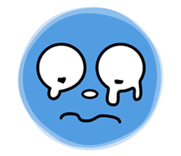 Usable! Simple reaction face sticker #9964684