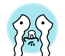 Usable! Simple reaction face sticker #9964699