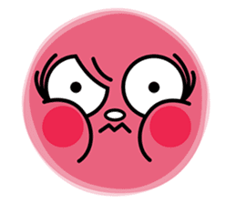 Usable! Simple reaction face sticker #9964716