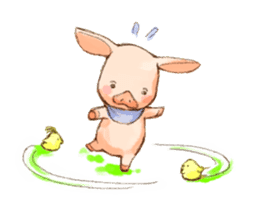 NonNon of the piglet sticker #9964770