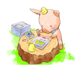 NonNon of the piglet sticker #9964777