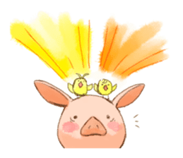 NonNon of the piglet sticker #9964785