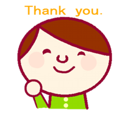 Sticker for communication in English sticker #9965002