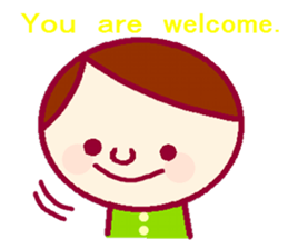 Sticker for communication in English sticker #9965003