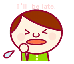 Sticker for communication in English sticker #9965005