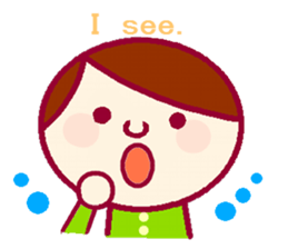 Sticker for communication in English sticker #9965009