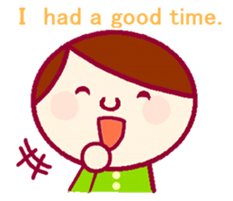 Sticker for communication in English sticker #9965014