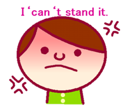 Sticker for communication in English sticker #9965018