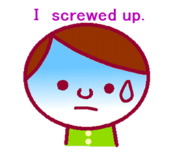 Sticker for communication in English sticker #9965020