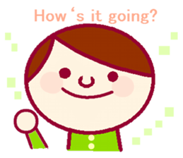 Sticker for communication in English sticker #9965022