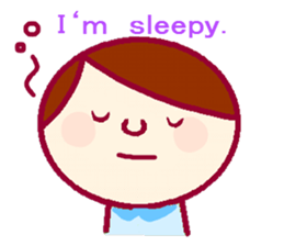 Sticker for communication in English sticker #9965034