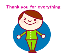 Sticker for communication in English sticker #9965038