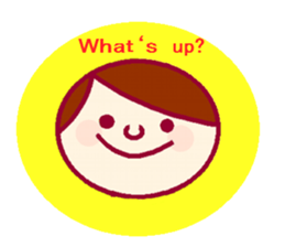 Sticker for communication in English sticker #9965039