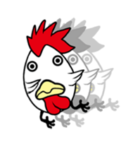 The world of chicken sticker #9965602