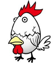 The world of chicken sticker #9965608