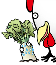 The world of chicken sticker #9965616