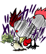 The world of chicken sticker #9965617