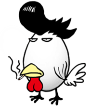 The world of chicken sticker #9965620