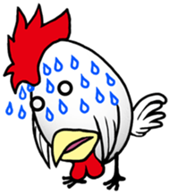 The world of chicken sticker #9965622