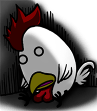 The world of chicken sticker #9965623