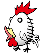 The world of chicken sticker #9965626