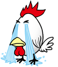 The world of chicken sticker #9965631