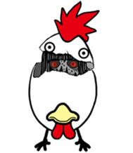 The world of chicken sticker #9965636