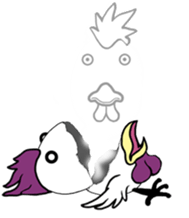 The world of chicken sticker #9965639