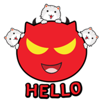 PAULA RED DEMON V1 sticker #9966040