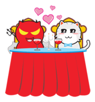 PAULA RED DEMON V1 sticker #9966063