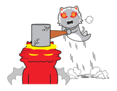 PAULA RED DEMON V1 sticker #9966064