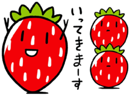 Is warmed my heart to strawberries. sticker #9966126