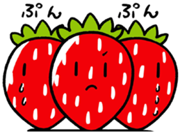Is warmed my heart to strawberries. sticker #9966129