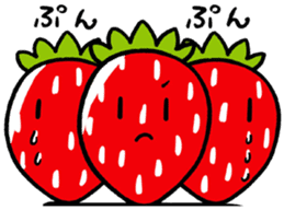 Is warmed my heart to strawberries. sticker #9966129