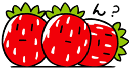 Is warmed my heart to strawberries. sticker #9966131