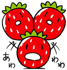 Is warmed my heart to strawberries. sticker #9966133